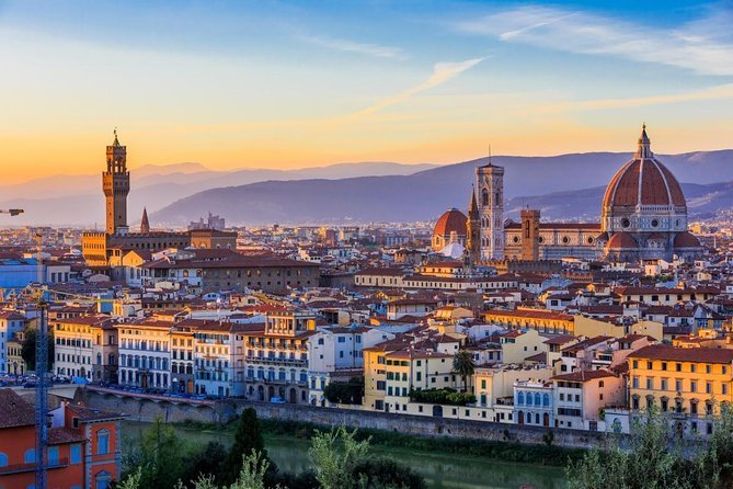 Photo stop at Piazzale Michelangelo – panoramic view of Florence Visit Square of Miracles